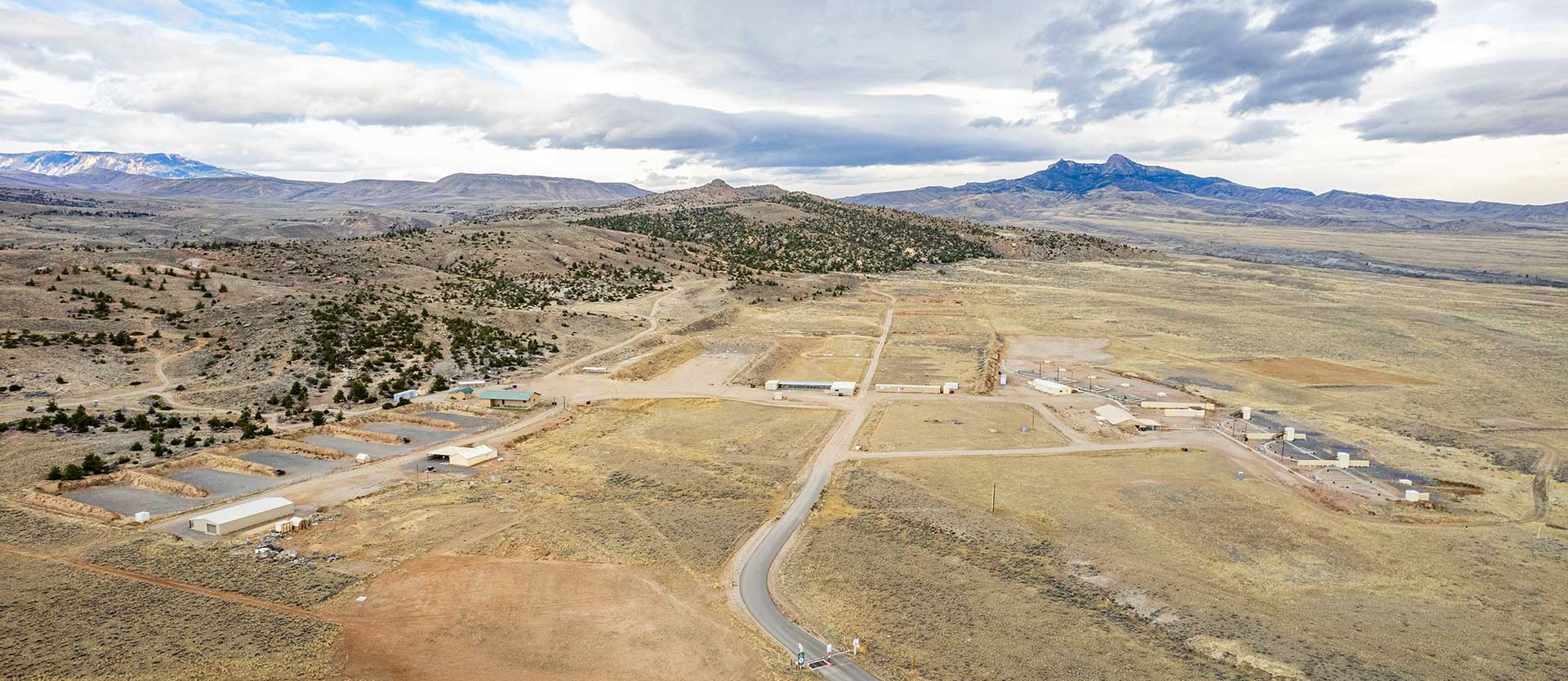 Aerial view of Cody Shooting Complex